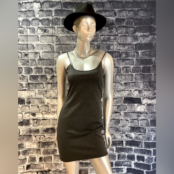 90s Goth Clueless Bodycon Check Mini Dress - Picture 12 of 13